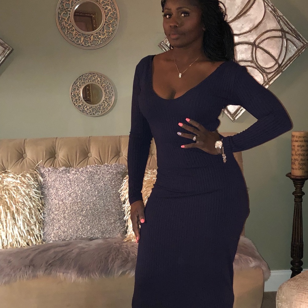 Navy Blue Dress